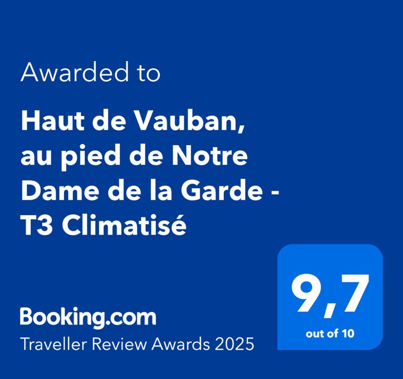 Haut De Vauban, Au Pied De Notre Dame De La Garde - T3 Climatise Marseille Exteriér fotografie